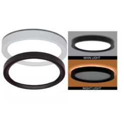 Lampara Techo Led Empotrada Interior Redonda Bronce Aceitado_1