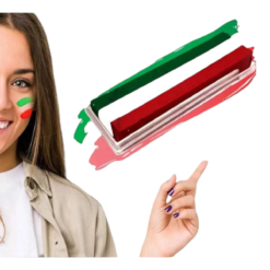 5 Crayones Tricolor Maquillaje Fiestas Patrias Viva Mexico_0