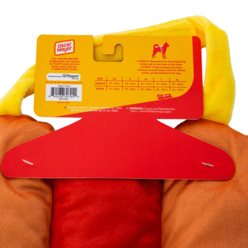 Disfraz Perrito Caliente Para Mascota De Oscar Mayer Talla M_3