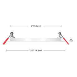 Lampara Led Empotrada Ultradelgada Circular Sin Carcasa 6in_5