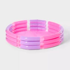 Alberca Inflable Para Niños Rosada 3 Ring Pool Sun Squad_0