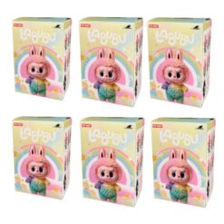Paquete 6 Labubu Arcoiris Pop Mart The Monsters Peluche_0