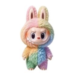 Figura Peluche Aleatorio The Monster Labubu Rainbow Bunny_1