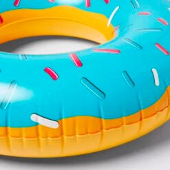 Flotador Inflable Dona Sun Squad Donut Blue Sprinkle Adultos_2