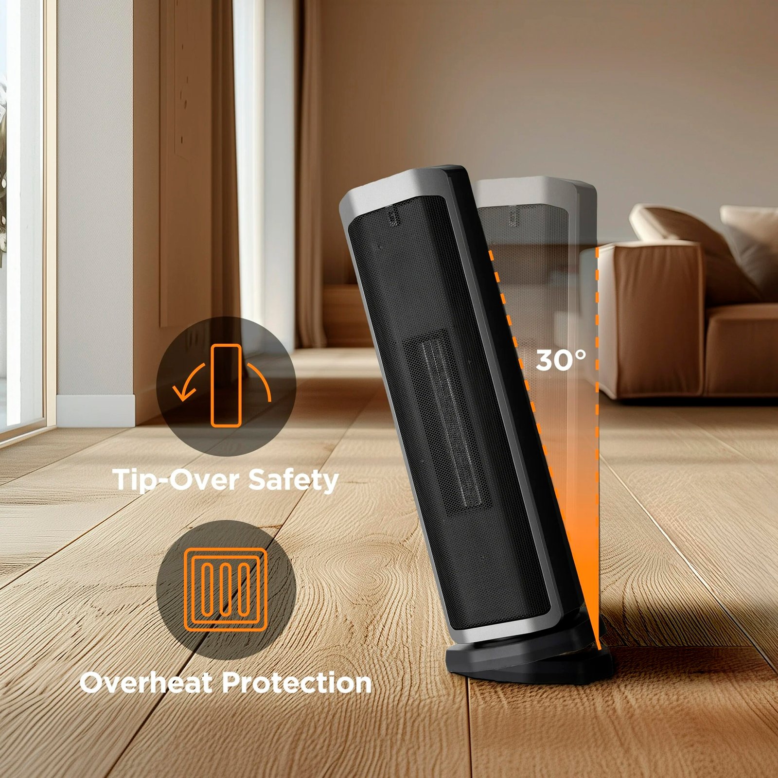 Calentador Ceramica Torre 23 Pulgadas Better Homes & Gardens_4 Calentador Ceramica Torre 23 Pulgadas Better Homes & Gardens_4