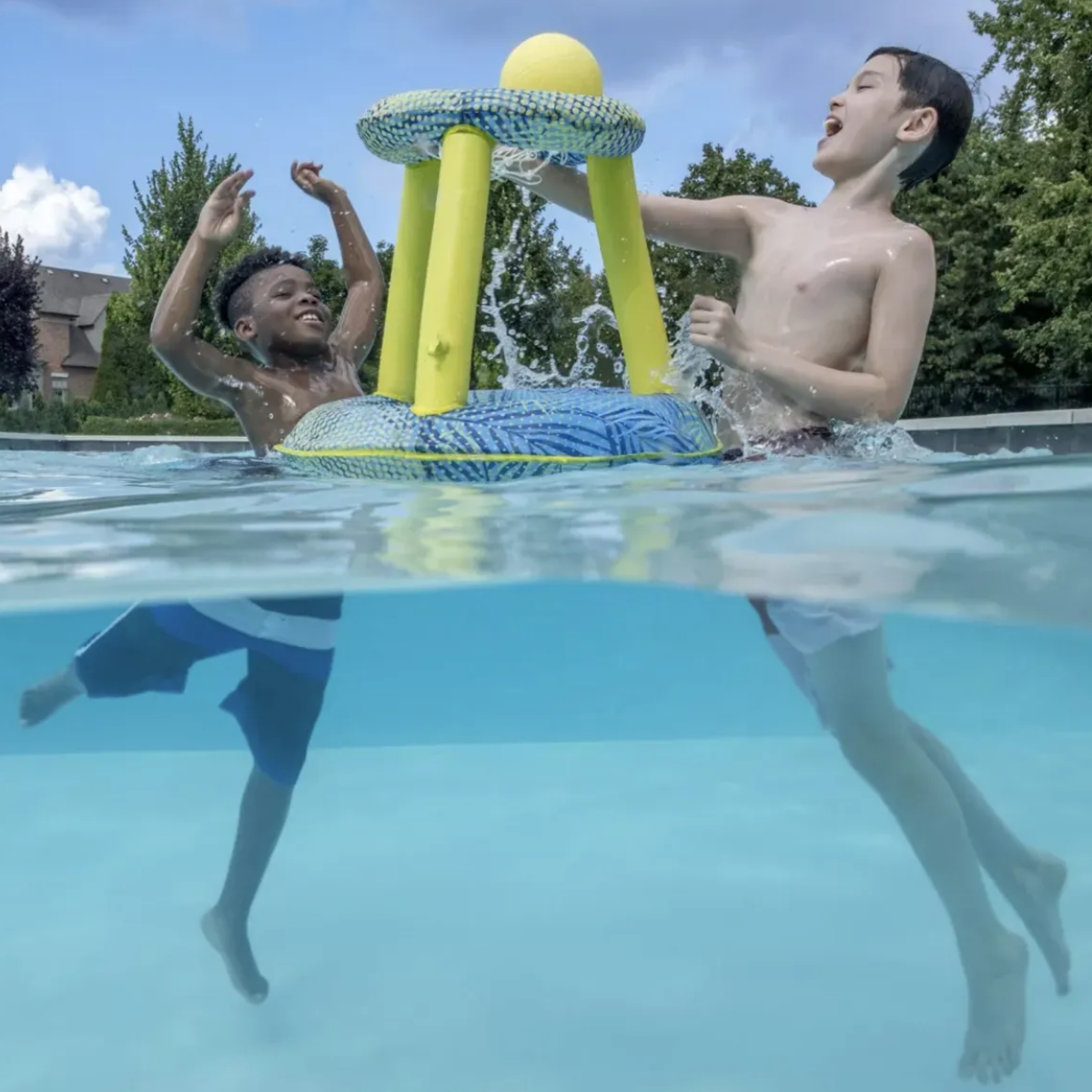 Inflable Juego Basketball Alberca Deporte Acuatico Flotante_4 Inflable Juego Basketball Alberca Deporte Acuatico Flotante_4