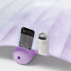 Flotador Hamaca Acuatico Inflable Para PiscinaAlberca Morado_2