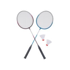 Juego Set Badminton Para Dos Personas Raquetas + Gallitos_0