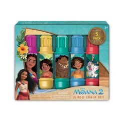 Paquete 5 Gises Tiza Infantiles Jumbo Colores Disney Moana 2_0