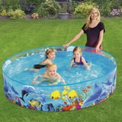 Alberca Infantil Redonda Bestway Odyssey Piscina Multicolor_1