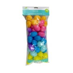 Huevos Pascua Cascarones Vacios Plasticos 48 Piezas Colores_2