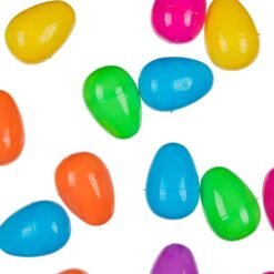 Huevos Pascua Cascarones Vacios Plasticos 20 Piezas Colores_2