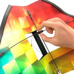 Cometa Papalote Juguete Infantil Multicolor Arcoiris_2