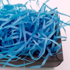 5 Paquetes Pasto Papel Azul Relleno Para Cestas Pascua_2