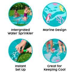 Alberca Chapoteadero Infantil Para Bebes Con Rociadores Bestway_3