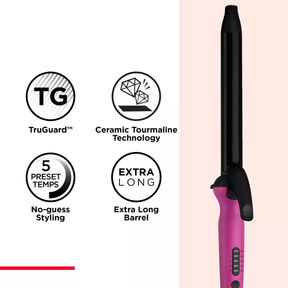 Rizador Para Cabello Precision Revlon Easy Heat 1 Ceramica_2 Rizador Para Cabello Precision Revlon Easy Heat 1 Ceramica_2