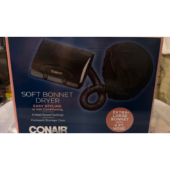Secador Para Cabello Conair Soft Bonnet Suave Portatil Negro_4