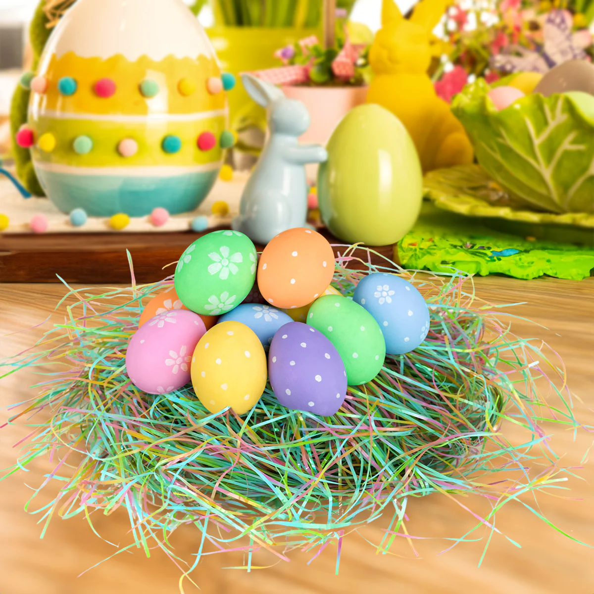 Relleno Papel Arrugado Triturado De Zacate Decorativo 5pz_8 Relleno Papel Arrugado Triturado De Zacate Decorativo 5pz_8