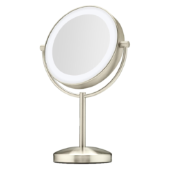 Conair Espejo Tocador Cromado Redondo Luz Led Maquillaje_4