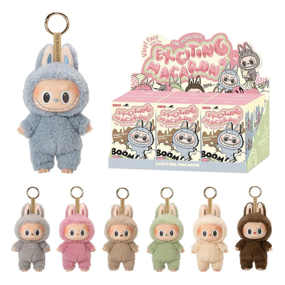 Labubu Peluche Exciting Macaron The Monster Figura Popmart_2 Labubu Peluche Exciting Macaron The Monster Figura Popmart_2