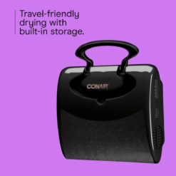 Secador Para Cabello Conair Soft Bonnet Suave Portatil Negro_3