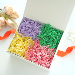 Relleno Papel Arrugado Triturado De Zacate Decorativo 5pz_0