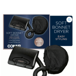 Secador Para Cabello Conair Soft Bonnet Suave Portatil Negro_2
