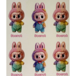 Labubu Figura Peluche Sorpresa The Monster Rainbow Bunny_3