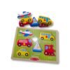 Rompecabezas Educativo Para Bebes Vehiculos Melissa & Doug_0