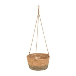 Cesta Tejida Colgante Maceta Jardin Decorativa Para Plantas_0
