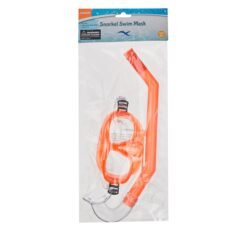 Kit Mascara Visor + Tubo Respirador Infantil Buceo Swimgear_1