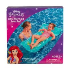 Colchon Inflable Flotante Infantil Alberca Disney La Sirenit_1