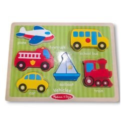 Rompecabezas Educativo Para Bebes Vehiculos Melissa & Doug_1