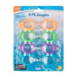 Paquete 4 Goggles Lentes Infantiles Multicolor Para Natacion_1