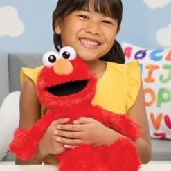 Juguete Peluche Infantil Hazle Cosquillas Elmo Plaza Sesamo_2