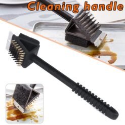 Cepillo Raspador Limpieza Multifuncional 3 en 1 Parrillas_2