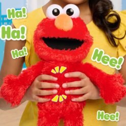 Juguete Peluche Infantil Hazle Cosquillas Elmo Plaza Sesamo_3