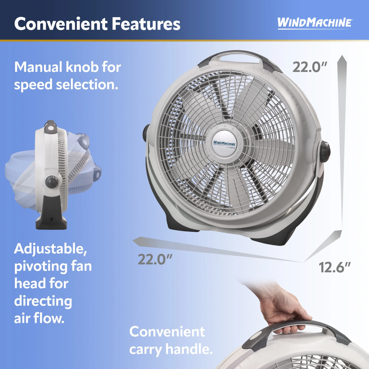 Ventilador Lasko Wind Machine Alta Potencia 3 Velocidades_5 39503972
