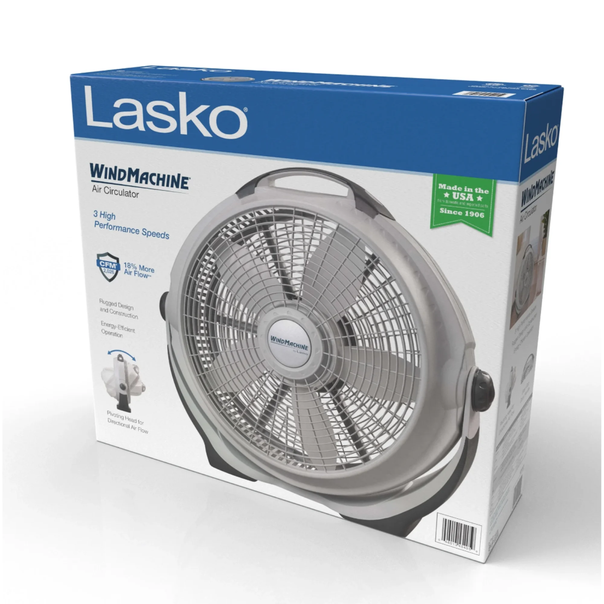 Ventilador Lasko Wind Machine Alta Potencia 3 Velocidades_7 39503979