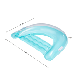 Bluescape Silla Inflable De Confort Azul Para Piscina Adulto_8