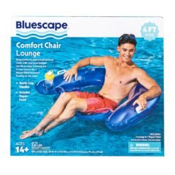 Bluescape Silla Inflable De Confort Azul Para Piscina Adulto_0