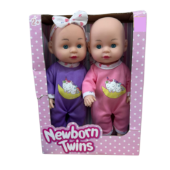 Muñecas Bebe Set Gemelas Newborn Twins Con Ropa Unicornio_0