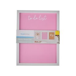 Pizarra Tablero De Notas Tejido Fieltro Trueliving 3 Piezas_0