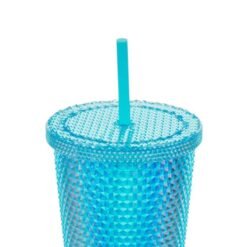 Vaso Grande Plastico Texturizado Diamantes Trueliving 24 Oz_1