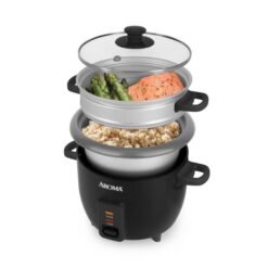 Olla Arrocera Portatil Electrica Para Cocina 6 Tazas Aroma_2