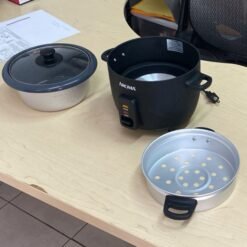 Olla Arrocera Portatil Electrica Para Cocina 6 Tazas Aroma_3